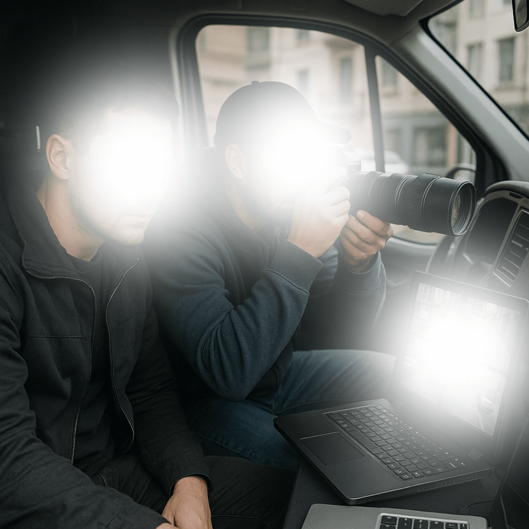 Protective intelligence officer providing private investigation services for corporate clients. Title: Protective Intelligence & Private Investigation – Paramount